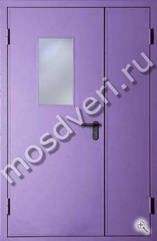 Металлическая противопожарная дверь ПОД-1 - купить от производителя Мосдвери Металлическая противопожарная дверь ПОД-1